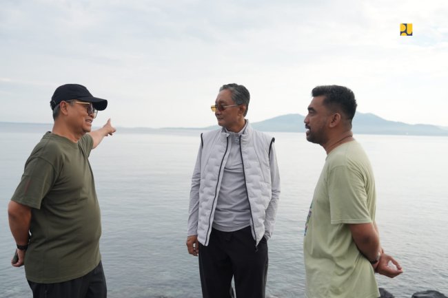 Kementerian PU Rampungkan Penataan Kawasan Pantai Malalayang Tahap II, Jadi  Ikon Wisata Bahari di Kota Manado