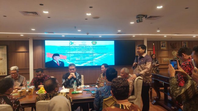 Kementerian PKP-BPS-Pemprov Maluku Teken MoU, 3.000 Rumah Subsidi Disiapkan