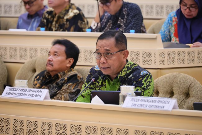 Sekjen ATR/BPN: Realisasi PNBP 5 Tahun Terakhir Selalu Lampaui Target