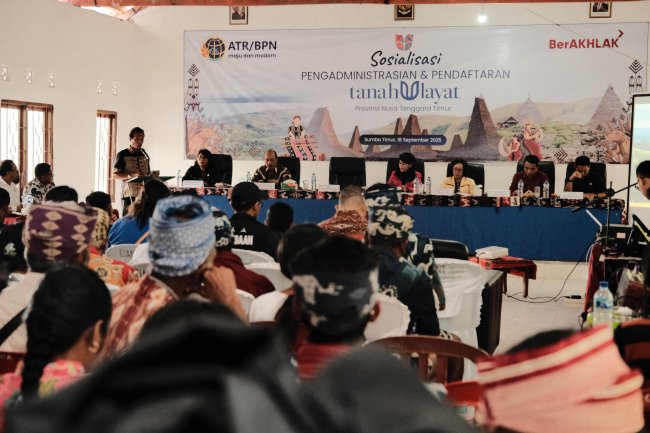 ATR/BPN Dorong Percepatan Pendaftaran Tanah Ulayat di Sumba Timur