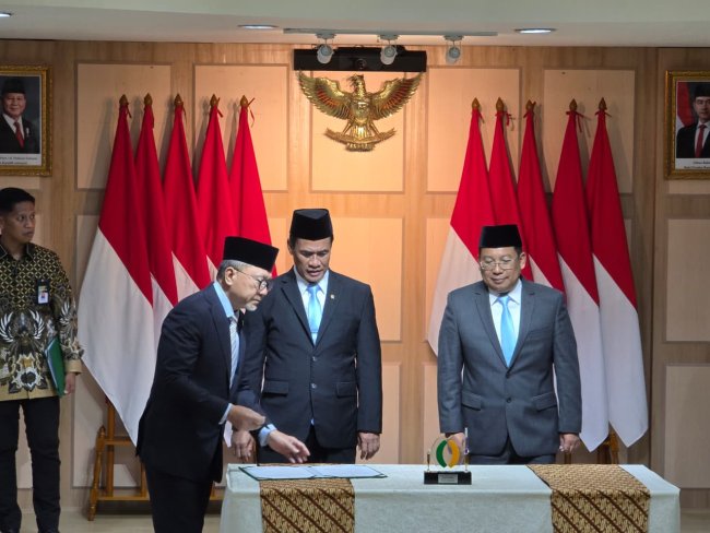 Arief Prasetyo Adi Resmi Lepas Jabatan Kepala Bapanas, Doakan Sukses Amran Sulaiman