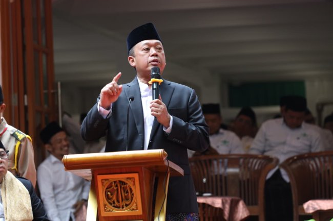 Menteri Nusron Harapkan Santri Masuk ke Dalam Panggung Nasional