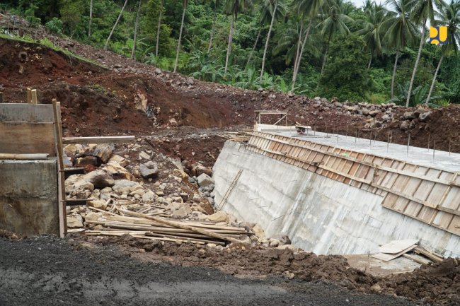Kurangi Risiko Banjir Bandang dan Mitigasi Lahar Gunung Gamalama, Kementerian PU Melalui BWS Maluku Utara Bangun 2 Sabo Dam di Sungai Rua Kota Ternate