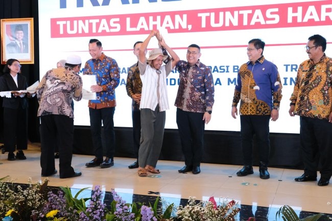 Apresiasi Kementerian ATR/BPN, Menko AHY: Tanpa Kepastian Tanah Tak Akan Ada Pembangunan
