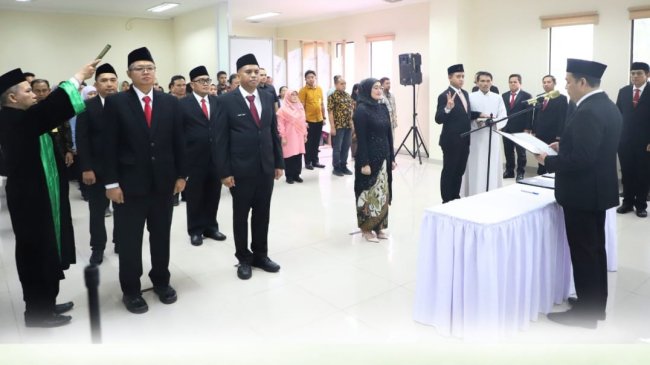Lantik Pejabat Pengawas, Kakanwil BPN DKI Jakarta Harapkan Peningkatan Layanan Pertanahan kepada Masyarakat