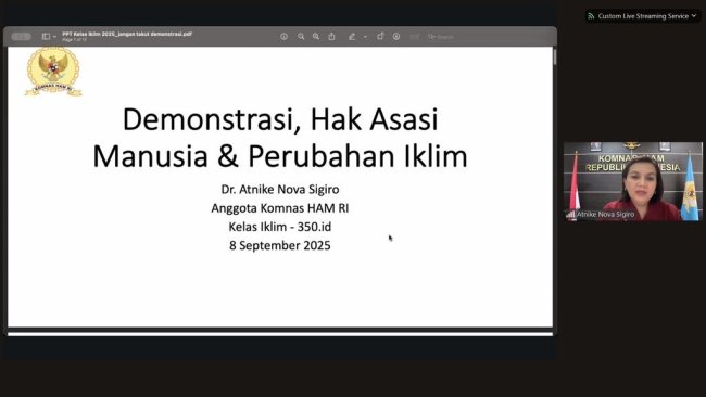 Komnas HAM: Demonstrasi Damai Adalah Hak Asasi yang Harus Dijamin Negara