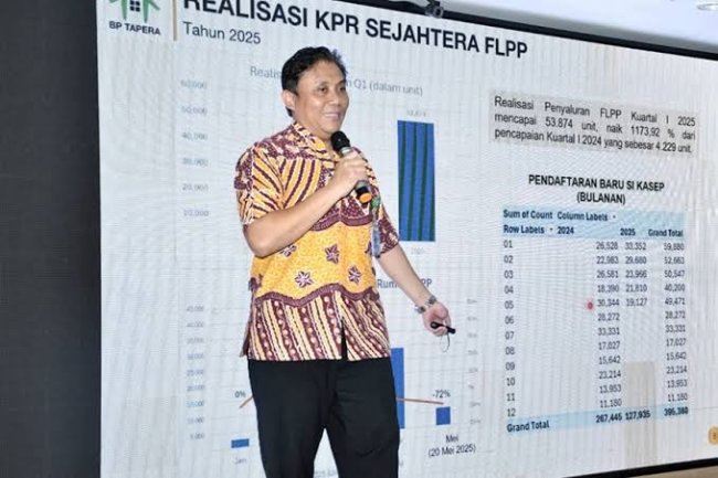 Naik 44,50 Persen, Penyaluran FLPP Semester I Tembus 120 Ribu Unit