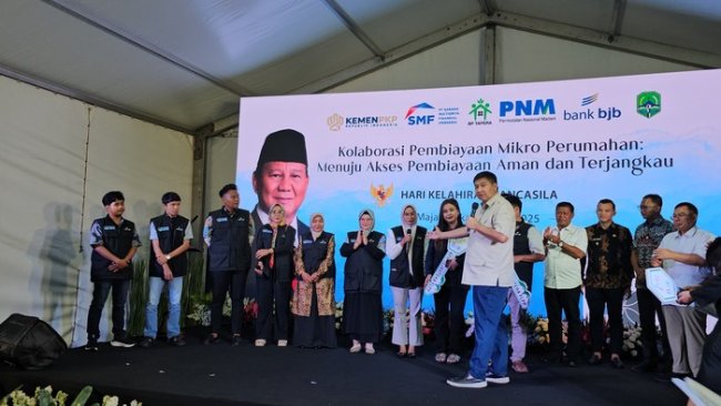 Menteri Ara Dorong Percepatan Pembangunan Rumah Layak Huni di Majalengka