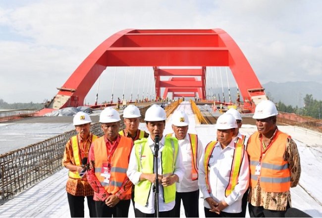 Jembatan Holtekamp Dapat Tumbuhkan Perekonomian Baru di Jayapura menteri pupr basuki hadimuljono